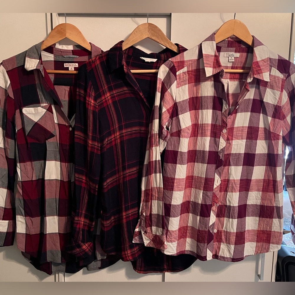 3 for 1 Fall Flannels! Soft, comfortable, cozy.